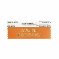 Award Recipient Award Ribbon w/ Gold Foil Print (4"x1 5/8")